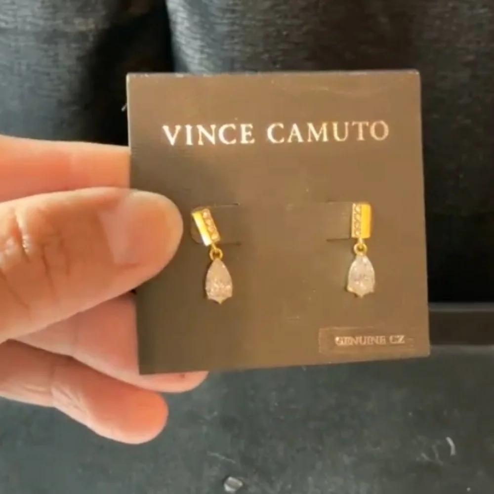 Vince Camuto Gold and Silver Drop Earrings